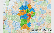 Political Map of Gikongoro, lighten