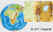Physical Location Map of Rwanmiko, highlighted parent region
