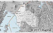 Gray 3D Map of Gisenyi