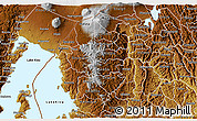 Physical 3D Map of Gisenyi