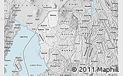 Silver Style Map of Gisenyi