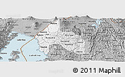 Gray Panoramic Map of Gisenyi
