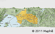 Savanna Style Panoramic Map of Gisenyi