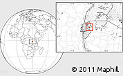 Blank Location Map of Birenga