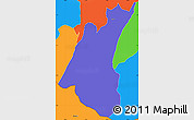 Political Simple Map of Birenga