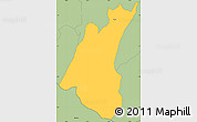 Savanna Style Simple Map of Birenga