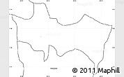 Blank Simple Map of Kayonza