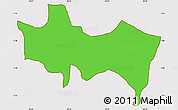 Political Simple Map of Kayonza, cropped outside