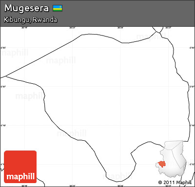 Blank Simple Map of Mugesera