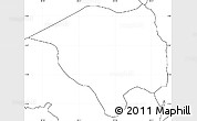 Blank Simple Map of Mugesera, no labels