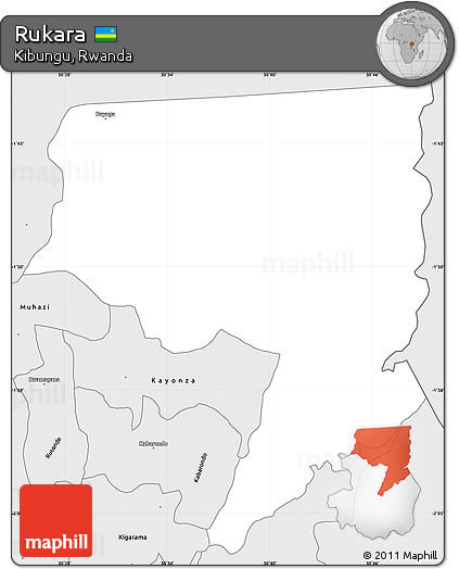 Silver Style Simple Map of Rukara