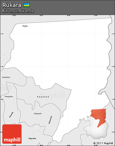 Silver Style Simple Map of Rukara