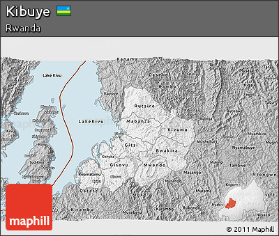 Gray 3D Map of Kibuye