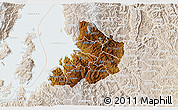 Physical 3D Map of Kibuye, lighten