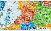 Political Shades 3D Map of Kibuye