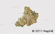Satellite 3D Map of Kibuye, cropped outside