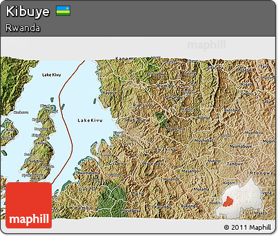 Satellite 3D Map of Kibuye