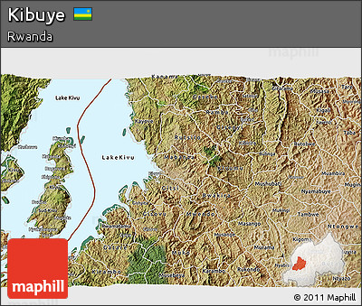 Satellite 3D Map of Kibuye