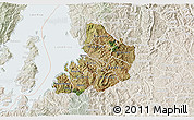 Satellite 3D Map of Kibuye, lighten