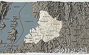 Shaded Relief 3D Map of Kibuye, darken