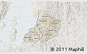 Shaded Relief 3D Map of Kibuye, lighten