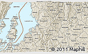 Shaded Relief 3D Map of Kibuye
