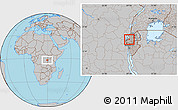 Gray Location Map of Gisovu