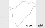 Blank Simple Map of Gisovu, cropped outside, no labels
