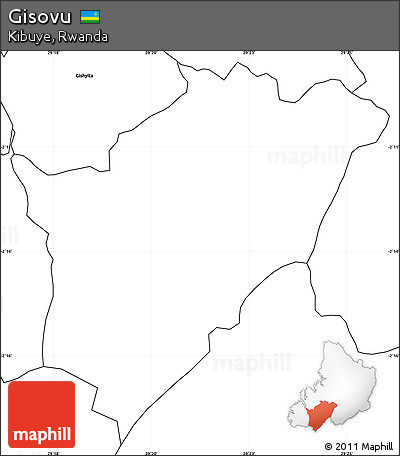 Blank Simple Map of Gisovu