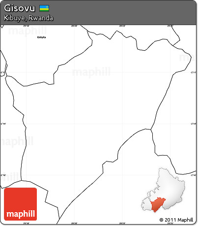 Blank Simple Map of Gisovu