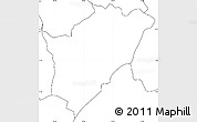 Blank Simple Map of Gisovu, no labels
