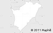 Silver Style Simple Map of Gisovu