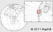 Blank Location Map of Gitsi