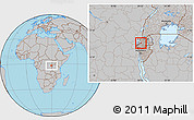 Gray Location Map of Gitsi