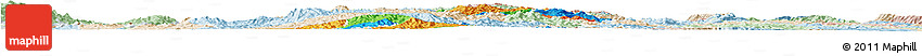 Political Horizon Map of Kibuye, lighten