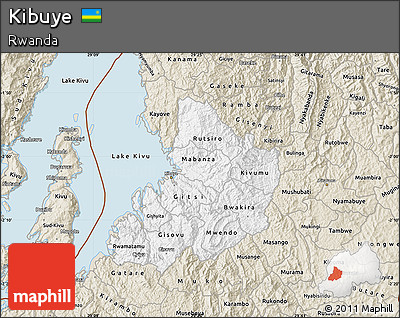 Classic Style Map of Kibuye