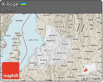 Classic Style Map of Kibuye
