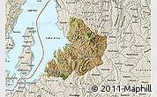 Satellite Map of Kibuye, shaded relief outside