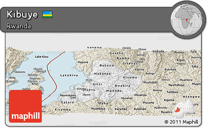 Classic Style Panoramic Map of Kibuye