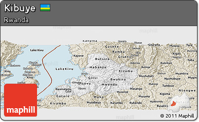 Classic Style Panoramic Map of Kibuye