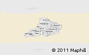 Classic Style Panoramic Map of Kibuye, single color outside