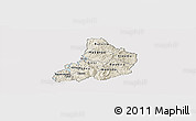 Shaded Relief Panoramic Map of Kibuye, cropped outside