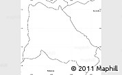 Blank Simple Map of Rutsiro