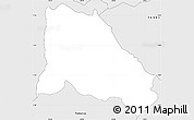 Silver Style Simple Map of Rutsiro