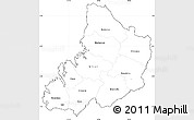 Blank Simple Map of Kibuye, cropped outside