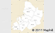 Classic Style Simple Map of Kibuye, single color outside
