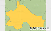 Savanna Style Simple Map of Gikomero