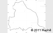 Blank Simple Map of Gikoro, cropped outside, no labels