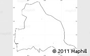 Blank Simple Map of Gikoro, cropped outside