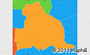 Political Simple Map of Gikoro
